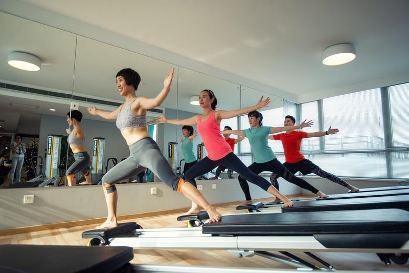 Woman doing core exercises